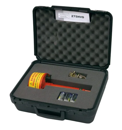 Vista 2 de AEMC - Detector de alto voltaje de CA sin contacto 2131.12 275HVD, rango de 240V a 275kV, rojo