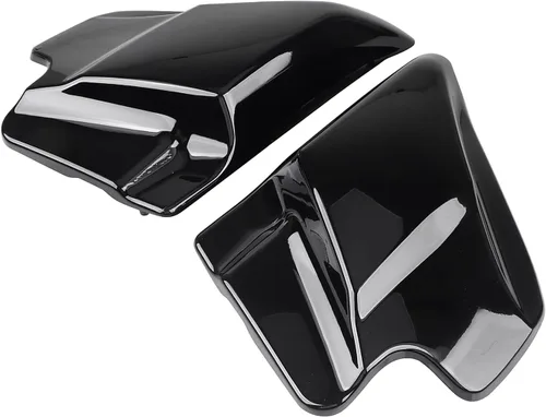 Vista 7 de SHMT Panel de Cubierta Lateral Izquierdo y Derecho Negro ABS para Harley Touring Road King Road Glide Electra Glide Street Glide
