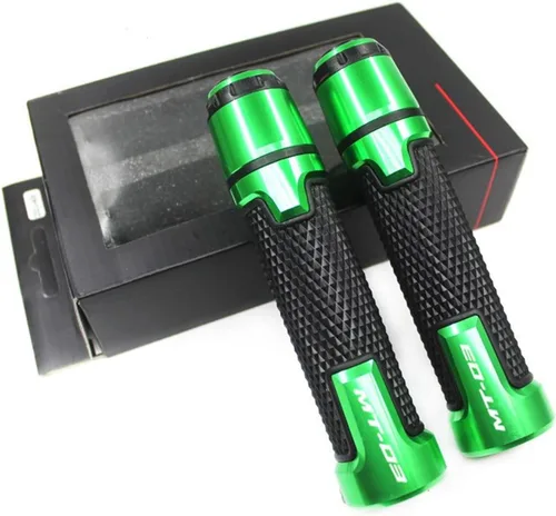 Vista 10 de Motorcycle Handlebar Grips for MT-03 MT03 MT 03 2006 2007 2008 2009 2010 2011 2012 Motorcycle Knobs Anti-Skid Handle Ends Grips Bar Hand Handlebar