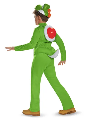Vista 3 de Disfraz de lujo de Yoshi para niño Multicolor
