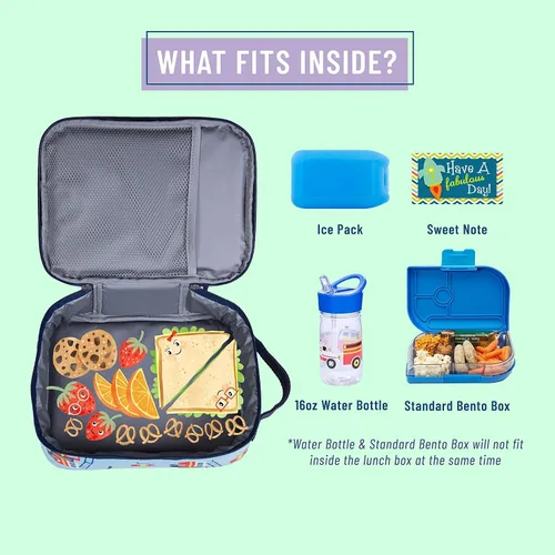 Vista 5 de Wildkin mochila para niños con bolsa para almuerzo para niños y niñas perfecta para empaquetar suministros escolares y tu aperitivo favorito ideal