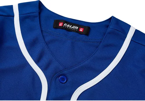 Vista 6 de EALER BJW80 Series Women's Baseball Jersey Softball Jersey Button Down Shirts