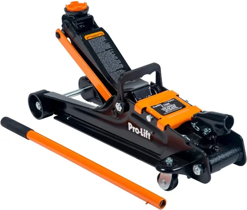 Vista 2 de Pro-LifT PL2920 - Gato de piso de 2 toneladas para autos, gato hidráulico con capacidad de 4000 lb para taller de garaje en casa Negro / Rojo