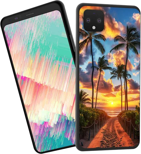 Vista 157 de Funda delgada para Google Pixel 4 XL, funda delgada de silicona de TPU suave a prueba de golpes para Google Pixel 4 XL, astronauta Galaxy