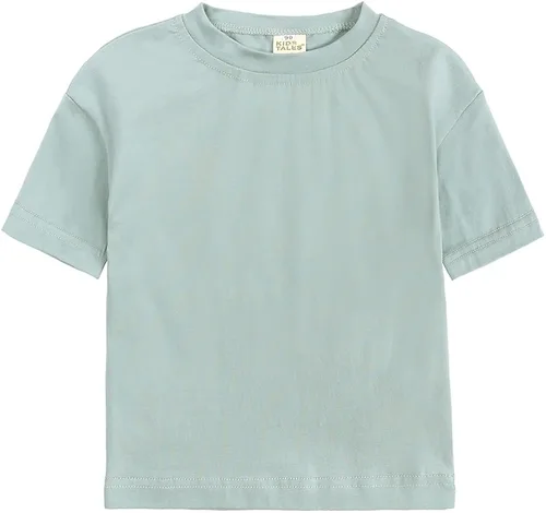 Vista 3 de Kids Tales Camiseta de manga corta con pestañas y labios, color blanco roto