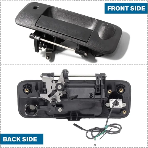 Vista 8 de EWAY Para Toyota Tundra 2007-2014 4.3 "Monitor de espejo retrovisor con manija del portón trasero Kit de cámara de respaldo Estacionamiento