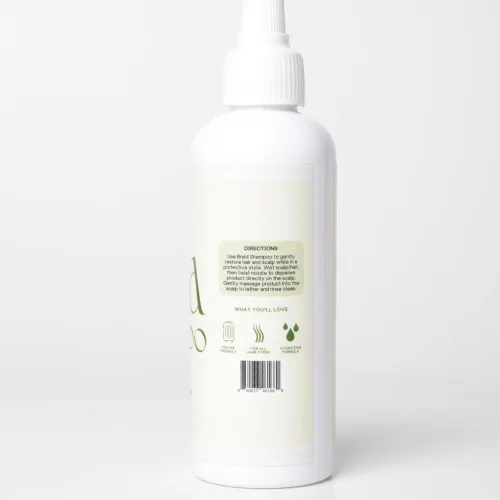 Vista 3 de Dosso Beauty Champú para trenzas, 3.4 fl oz/3.5 oz, orgánico, con aroma a vainilla, limpiador del cuero cabelludo, alternativa perfecta para un