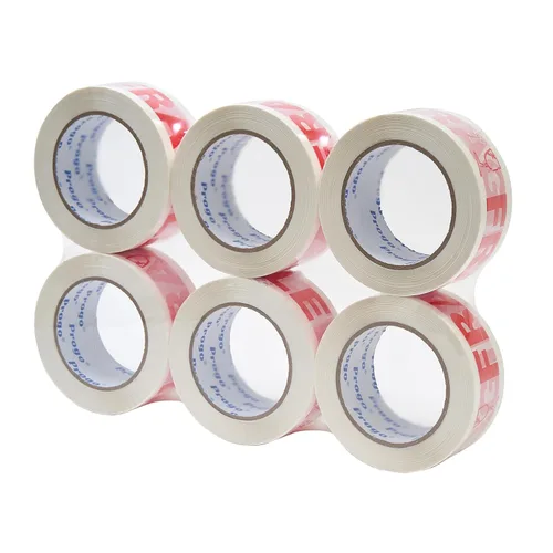 Vista 3 de Progo® Mango frágil con cuidado Embalaje Envío Caja de cartón Cinta de sellado, 2 pulgadas x110 yardas. (6)