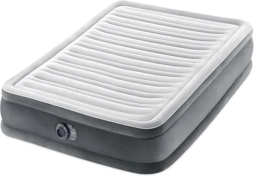 Vista 13 de Intex 67765ED Dura-Beam Deluxe Comfort-Plush Mid-Rise Air Mattress: Fiber-Tech – Tamaño Twin – Bomba eléctrica incorporada – Altura de la cama 33 cm