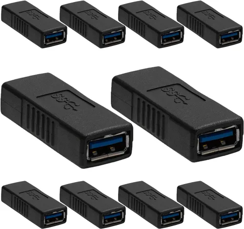 Vista 11 de Cmple - Adaptador USB B a B USB 2.0 hembra a hembra acoplador Jack a Jack Convertidor de conector para impresora Escáner de cable HDD Disco duro