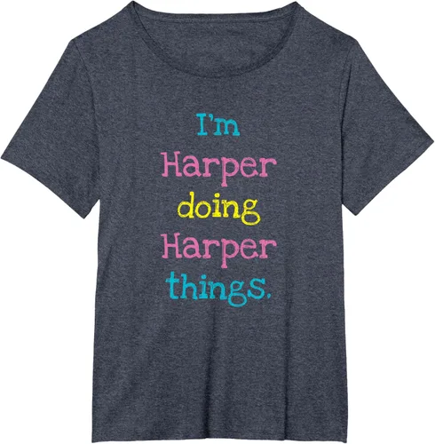 Vista 83 de Harper - Camiseta de regalo para niños con texto personalizado
