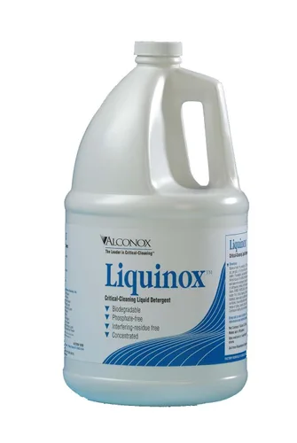 Vista 3 de Alconox 1201 Liquinox Detergente líquido de limpieza crítica, botella de 1 galón (caja de 4)