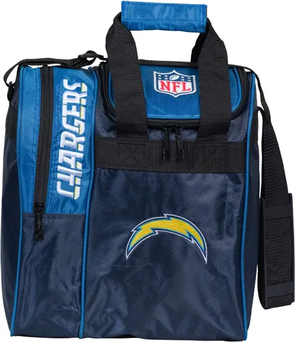 Vista 23 de KR Strikeforce Officially Licensed NFL Single Bowling Ball Tote Bag with Shoe Compartment
