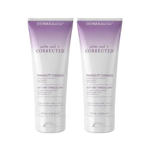 Vista 11 de DERMAdoctor - Limpiador de tranquilidad de zinc piritiona al 2%, máxima fuerza OTC para dermatitis seborreica, caspa y enrojecimiento Cara, cuero