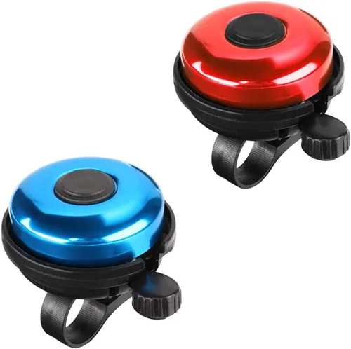 Vista 18 de Accmor Campana de Bicicleta Clásica, Campana de Bicicleta de Aluminio, Campana de Bicicleta de Sonido Fuerte Nítido y Claro para Adultos y Niños
