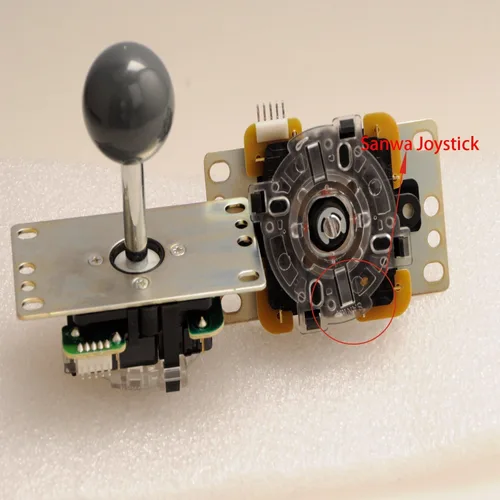 Vista 4 de MAYFLASH Arcade Stick F300 Elite con botones Sanwa y joysticks Sanwa para Xbox Series X Xbox One PS4 PS3 Windows macOS Steam Deck Android NEOGEO