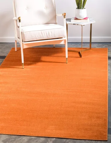 Vista 14 de Unique Loom Williamsburg Collection - Alfombra de área, color liso (2' 9" x 9' 10", color borgoña)