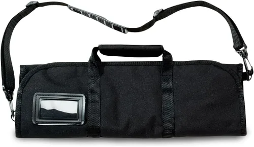 Vista 2 de Victorinox Swiss Classic - Juego de barbacoa de 7 piezas con rollo de cubiertos, color negro