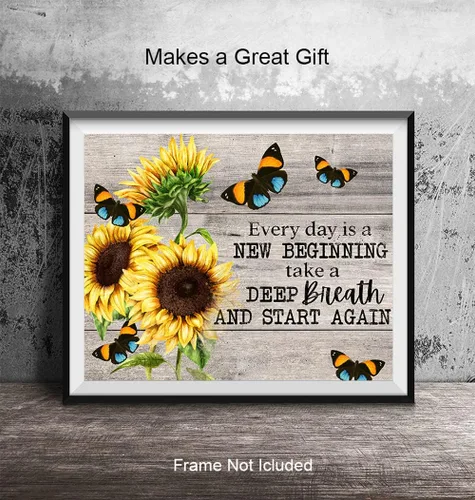 Vista 4 de Decoración de pared inspiradora con citas positivas, arte de pared inspirador, carteles motivacionales, regalos de aliento edificantes para mujeres