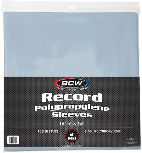 Vista 10 de BCW Fundas para discos de vinilo de 12 pulgadas, polipropileno de 2 mil
