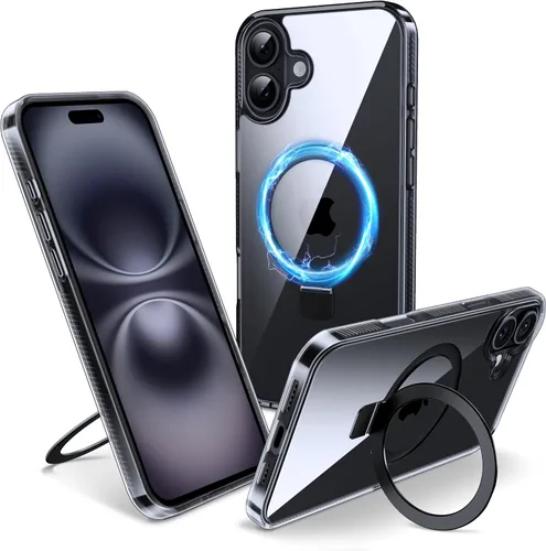 Vista 29 de Funda magnética para iPhone Air – [Soporte invisible integrado] [Compatible con MagSafe] [Protección contra caídas de grado militar] Cubierta