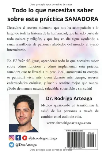 Vista 2 de El Poder del Ayuno Ciencia y Arte del Ayuno Intermitente (Spanish Edition)