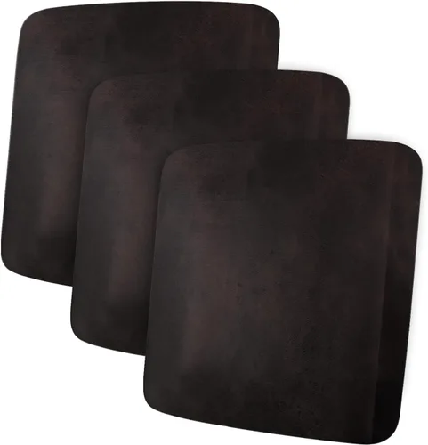 Vista 67 de ANARACHON Fundas de cojín de sofá con aspecto de cuero, juego de fundas de asiento de sofá, protector de muebles para sillón seccional, sofá biplaza