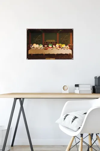 Vista 6 de Trends International South Park - Póster de pared de la última cena, 14.72 x 22.37 pulgadas, paquete de póster y alfiler de alta calidad