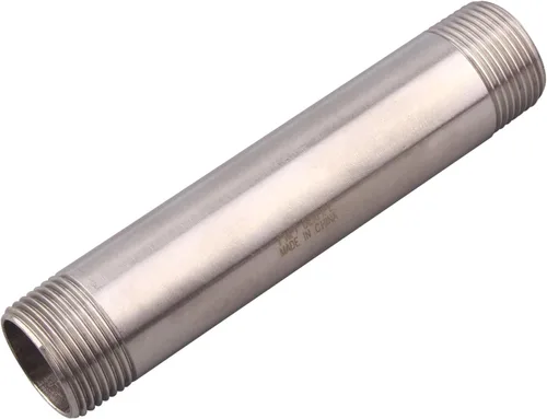 Vista 13 de 1" X 1" NPT Macho NPT Acero Inoxidable 304 Colocación Acoplamiento de Tubo Moldeado 4" Longitud