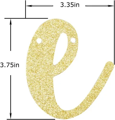 Vista 2 de Cartel de Oh Twodles, cartel de papel dorado con purpurina para decoración de fiesta de segundo cumpleaños para niños y niñas