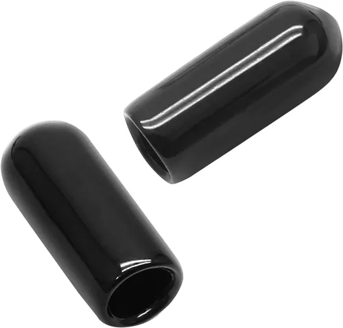 Vista 6 de Bonsicoky 24 piezas de tapas de extremo de goma redondas, protectores de rosca de tornillo flexibles de vinilo de 1/5" (5mm) de diámetro