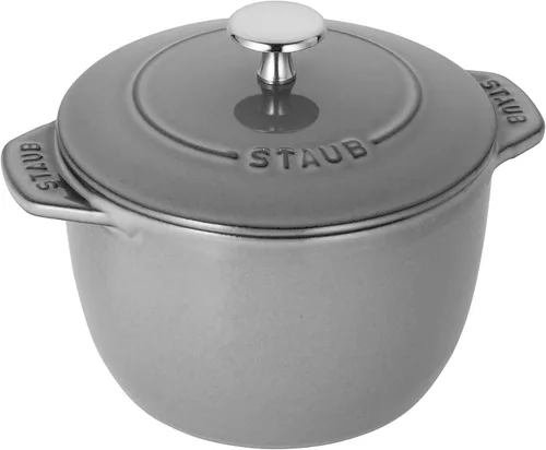 Vista 9 de Staub Horno Petite Francés de hierro fundido, gris grafito Gris (Graphite Grey)