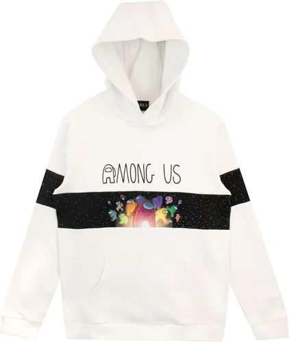 Vista 3 de Among Us Sudadera con capucha de manga larga para niños