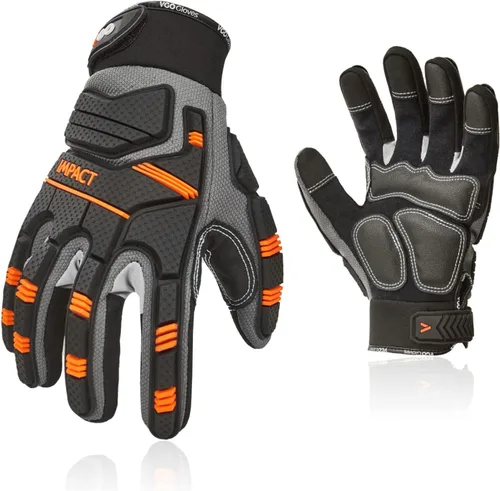 Vista 7 de Vgo... Impact Resistant Mechanic Gloves for Men,Heavy Duty(SL9792)