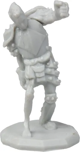 Vista 3 de 28 mini figuras de fantasía pintables, todos los diseños únicos, tamaño hexagonal de 1 pulgada compatible con DND Dungeons Dragons, Pathfinder