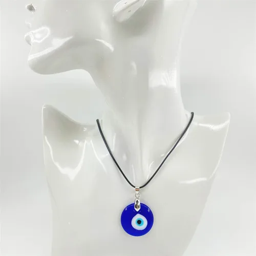 Vista 5 de Hmooy Collar de mal de ojo, collar de tercer ojo, collar de amuleto de mal de ojo, collar turco de la suerte, collar con dije de mal de ojo, collar