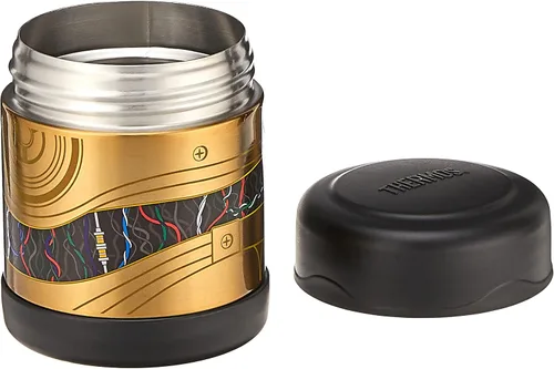 Vista 2 de Thermos Funtainer - Tarro de alimentos de 10 onzas Kid-Friendly Stainless Steel Insulated Food Container, Keeps Food Hot or Cold Longer for School