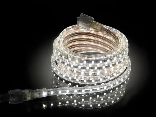 Vista 2 de CBconcept Listado UL, 10 pies, súper brillante 2700 lúmenes, 4000 K blanco suave, regulable, tira de luz LED plana flexible de 110-120 V CA, grado