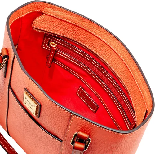 Vista 3 de Dooney & Bourke Bolso de mano, Pebble Grain Small Lexington Tote, Coral