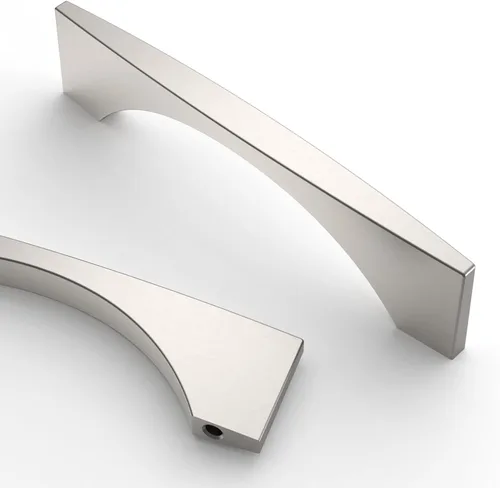 Vista 12 de Asidrama - Paquete de 10 manijas de gabinete de cocina color latón envejecido de 3.75 pulgadas (96mm), tiradores para gabinete, accesorios