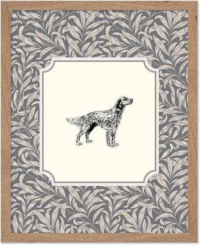 Vista 31 de Poster Master Póster Vintage de Cocker Spaniel Inglés - Impronta Retro de Perro - Arte Floral - Arte de Cachorros - Arte para Amantes de Animales