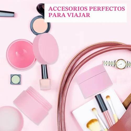 Vista 6 de Envases de plástico,Tarro de loción de plástico con revestimientos Rosa