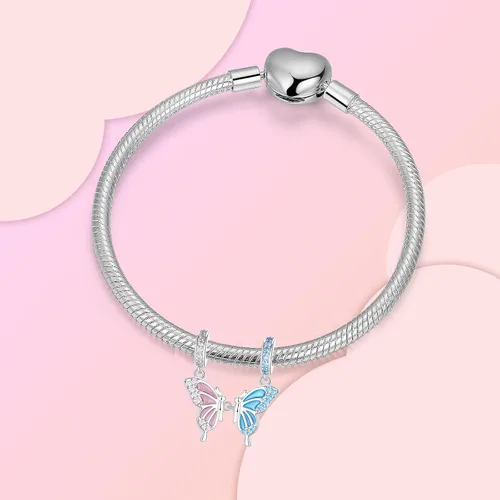 Vista 286 de Abalorios de plata de ley 925 con letras de la A ~ Z, para pulseras, collares, Día de San Valentín, Día de la Madre, joyería regalos para mujeres