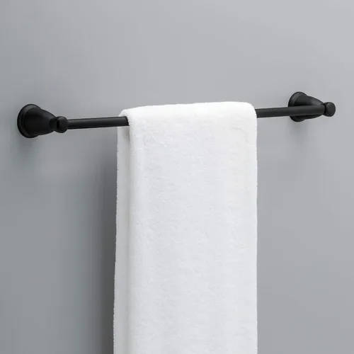 Vista 6 de Franklin Brass Kinla - Juego de accesorios de baño de 3 piezas, color negro mate, accesorios de baño, KIN3PC-MB