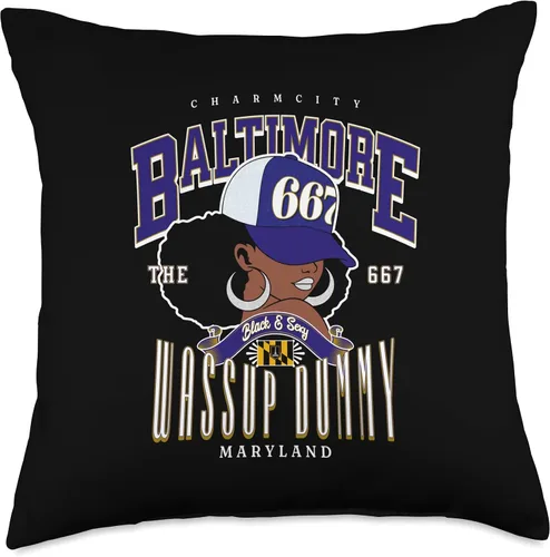 Vista 4 de 667 Area Code for Black Queens Throw Pillow