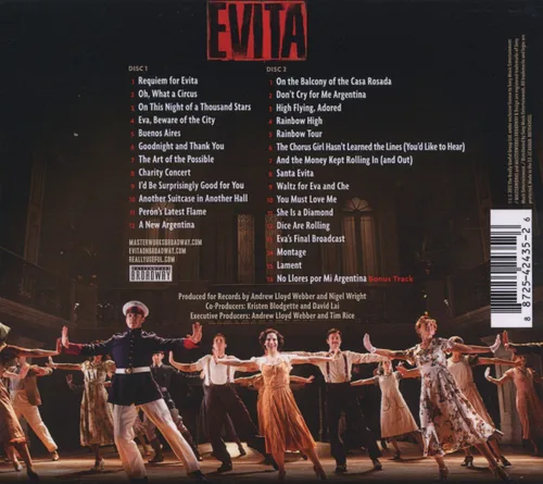 Vista 2 de Evita New Broadway Cast Recording
