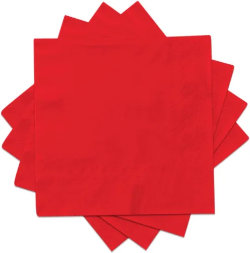 Vista 7 de Servilletas de cóctel de 3 capas, 80 unidades, servilletas de papel desechables, servilletas de cóctel de papel, servilletas de cena para Azul
