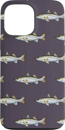 Vista 24 de Grey Snook Pattern Saltwater Fish Case for iPhone 17