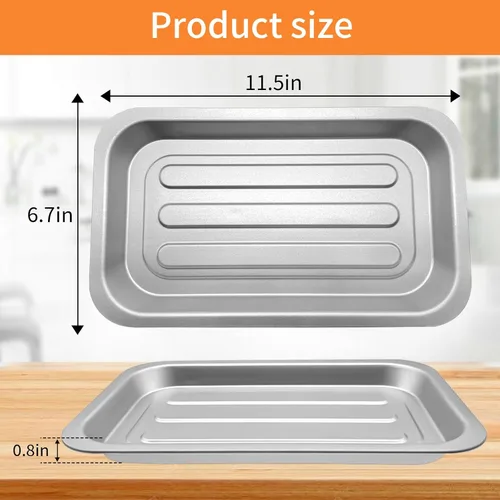 Vista 2 de Placa de parrilla para freidora de aire Emeril Lagasse Dual Zone 360 Horno freidora de aire de 25 cuartos extra grande, 11.5 x 6.7 pulgadas