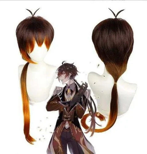 Vista 7 de Cosplay Life ZHONGLI Genshin Impact - Disfraz completo de anime RPG con peluca para cosplay